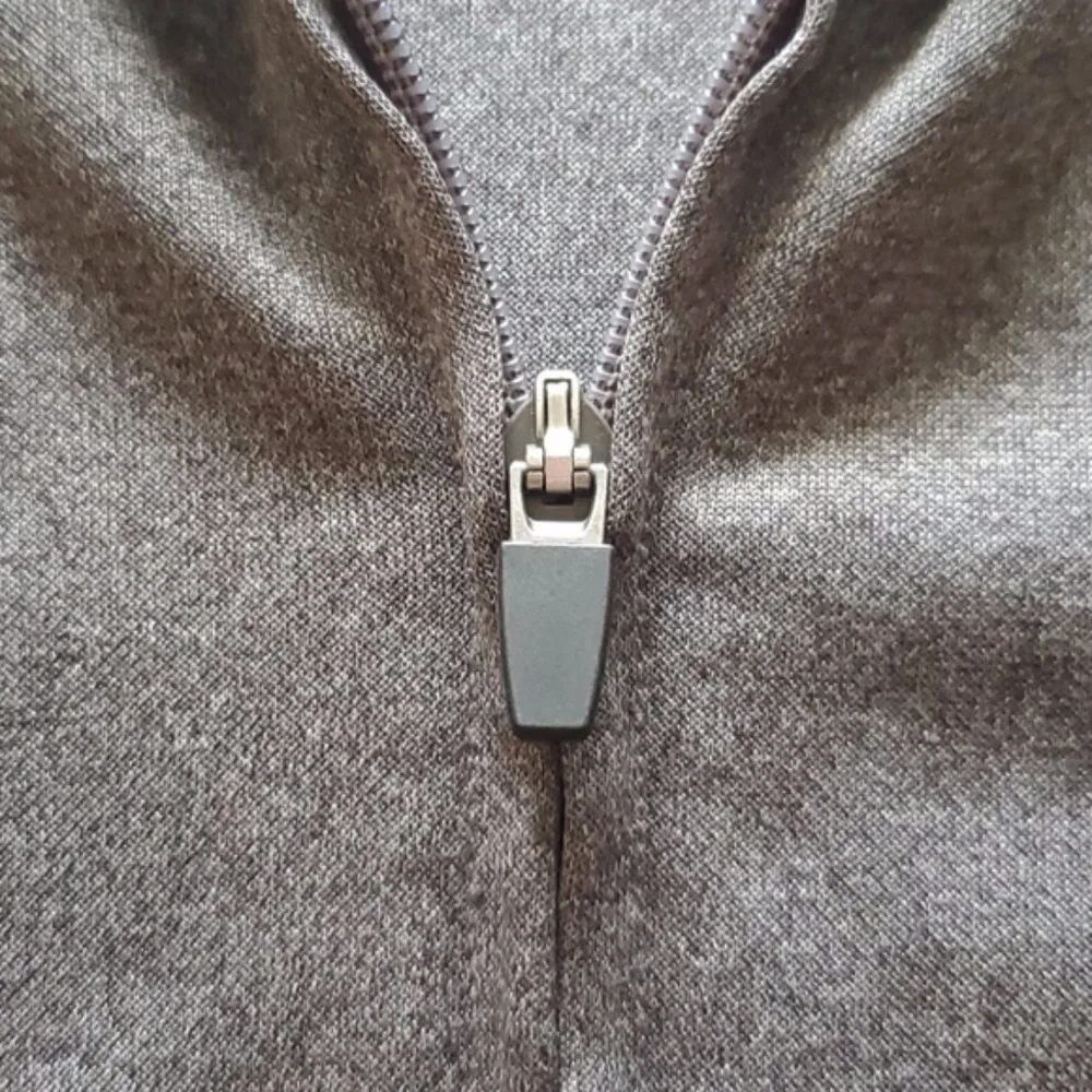 New Alo Yoga Charcoal Gray Full Zipper Track Jacket Coat